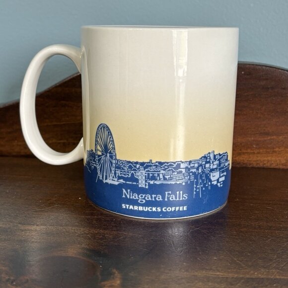 Rare 2012 Discontinued Design Starbucks Niagara Falls You Are Here Collector Mug - Picture 4 of 11